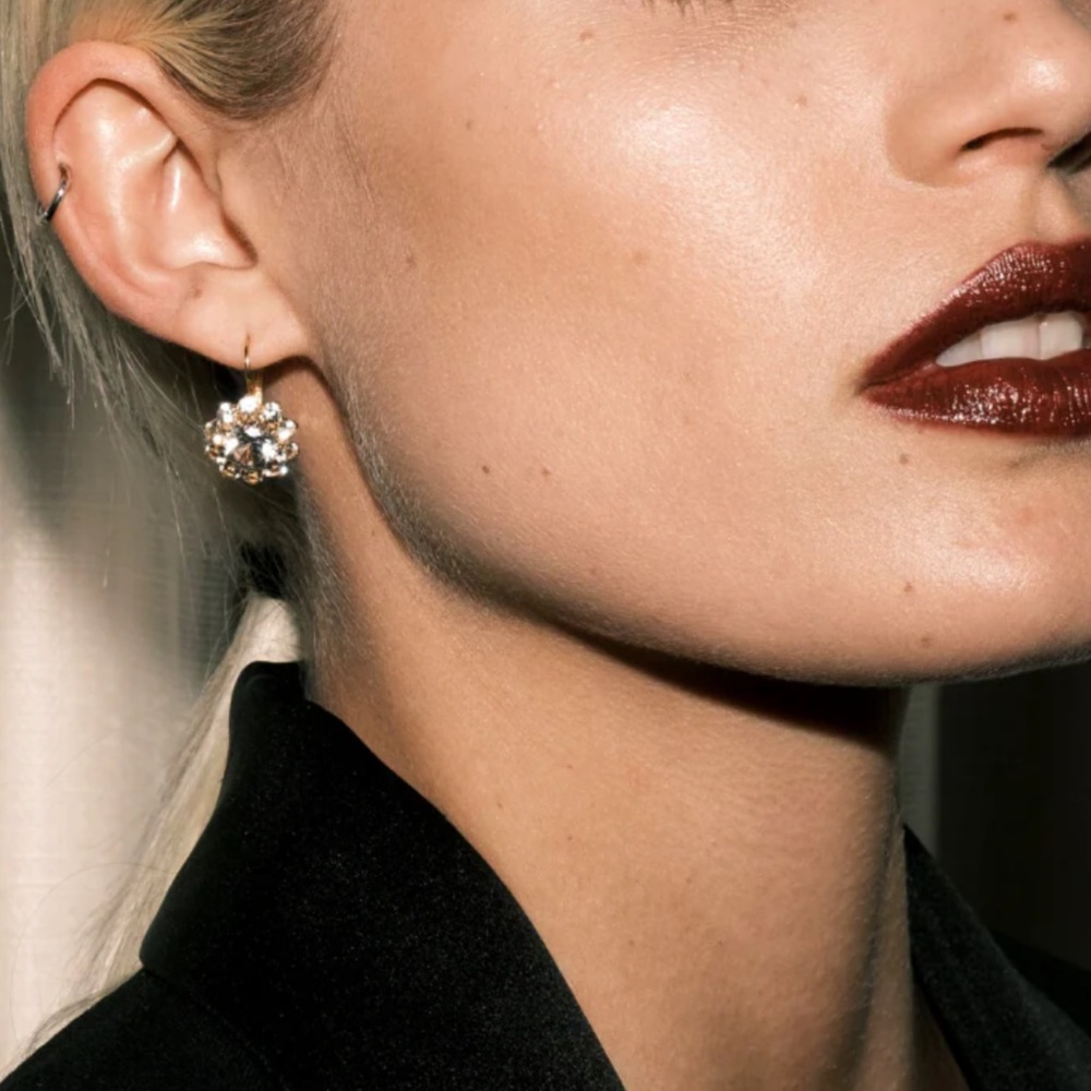 Dorsey Silver Sapphire Earrings